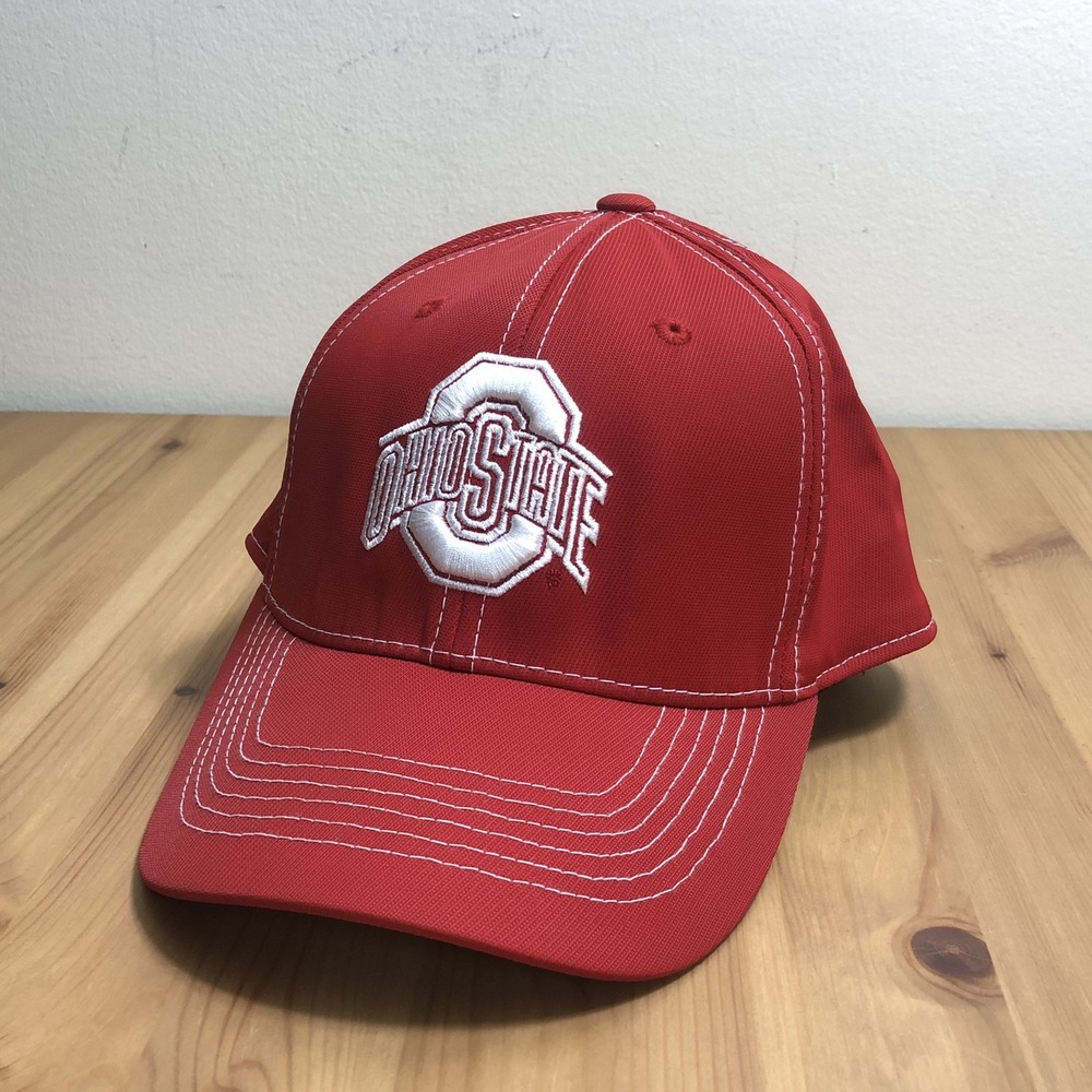 Ohio State Buckeyes Top Of The World Cap Hat One Fit Red White